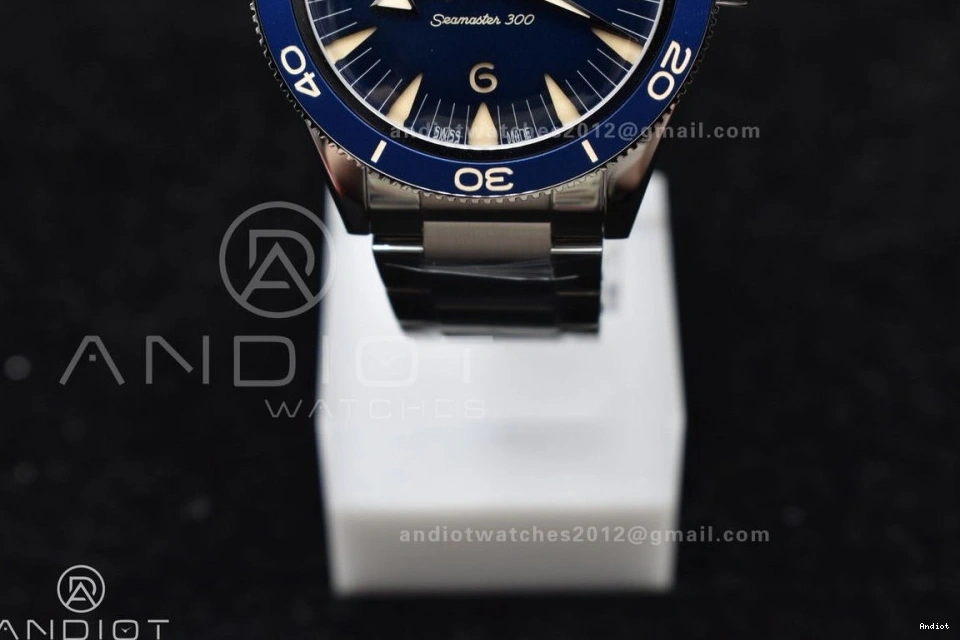 Bracelet Dial On VSF Seamaster Heritage Super 300 1:1 Blue A8912 Edition SS Clone Best 1224